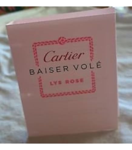 Amazon.com: CARTIER Baiser Vole Lys 玫瑰淡香水噴霧,3.5 盎司(約93.6